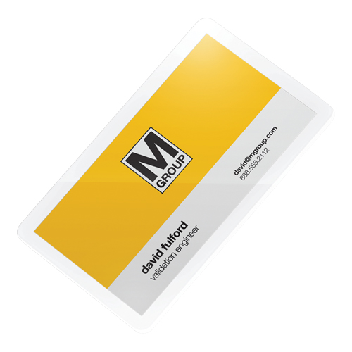 Swingline UltraClear Laminating Business Card Pouches R.M.G. Prévention