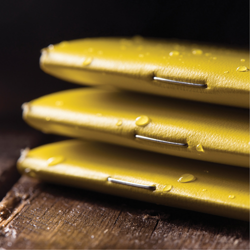 Carnet tout temps, Couverture souple, Jaune, 48 Pages, 4-5/8" , 7"  R.M.G. Prévention