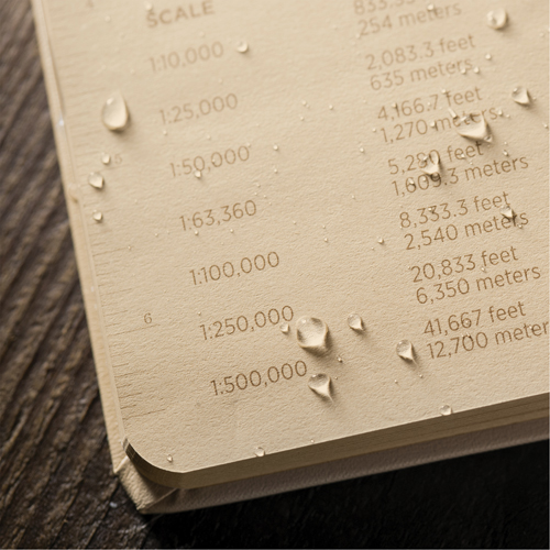 Bound Book, Hard Cover, Tan, 160 Pages, 4-5/8" W x 7-1/4" L R.M.G. Prévention
