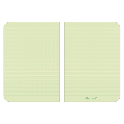 Memo Book, Soft Cover, Tan, 112 Pages, 3-1/2" W x 5" L R.M.G. Prévention