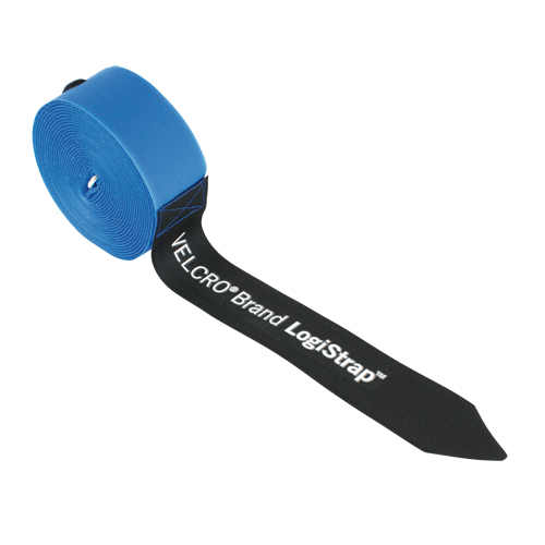 LogiStrap Logistic Straps, Hook and Loop, 2" W x 23' L, 225 lbs. (102 kg) WLL R.M.G. Prévention