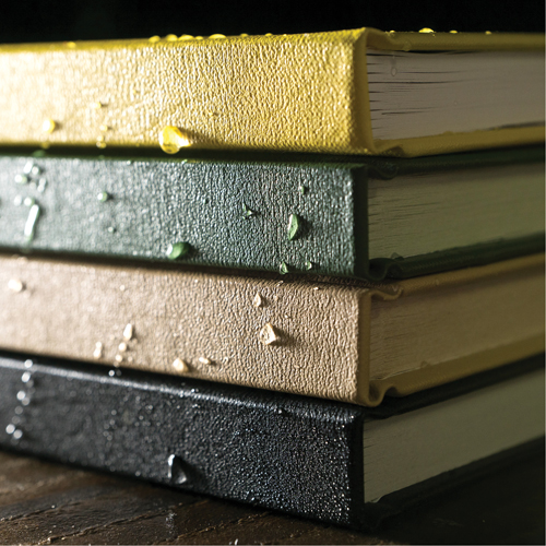 Bound Book, Hard Cover, Yellow, 160 Pages, 4-5/8" W x 7-1/4" L R.M.G. Prévention