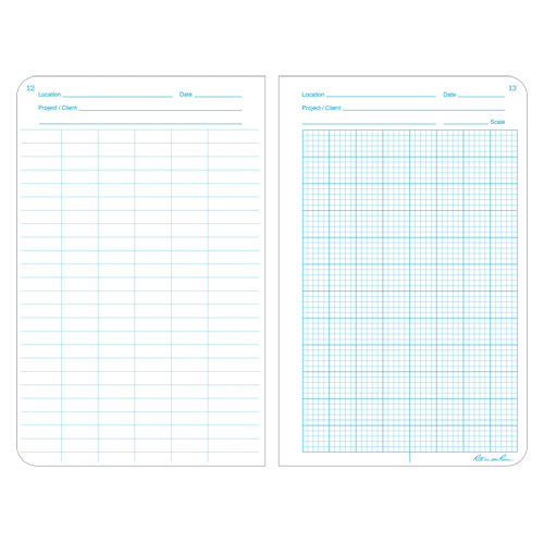 Bound Book, Hard Cover, Yellow, 160 Pages, 4-5/8" W x 7-1/4" L R.M.G. Prévention