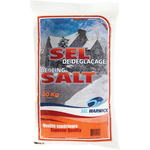Ice Melting Salt, 44.1 lbs. (20 kg), Bag, -10°C (14°F) R.M.G. Prévention