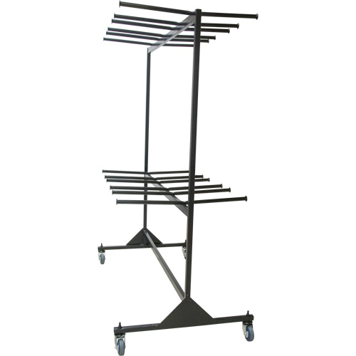 Chariot pour chaises pliantes &agrave; deux c&ocirc;t&eacute;s R.M.G. Prévention