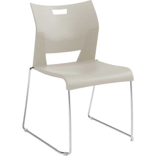 Chaise de formation sans bras Duet, Plastique, Hauteur 33-1/4", Capacit&eacute; 350 lb, Blanc R.M.G. Prévention