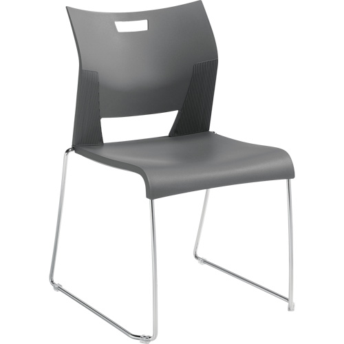 Chaise de formation sans bras Duet, Plastique, Hauteur 33-1/4", Capacit&eacute; 350 lb, Gris R.M.G. Prévention