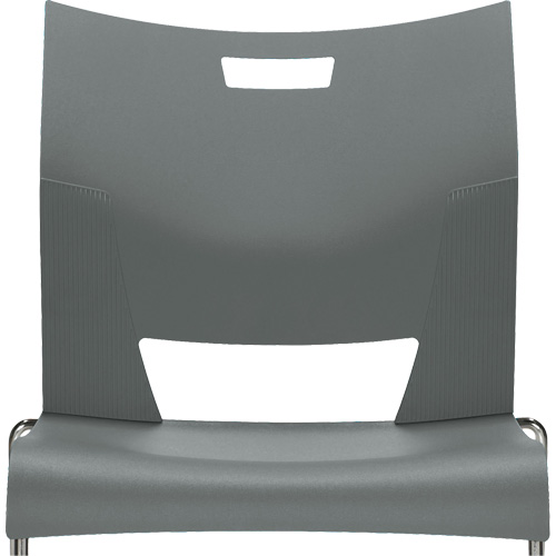 Chaise de formation sans bras Duet, Plastique, Hauteur 33-1/4", Capacit&eacute; 350 lb, Gris R.M.G. Prévention