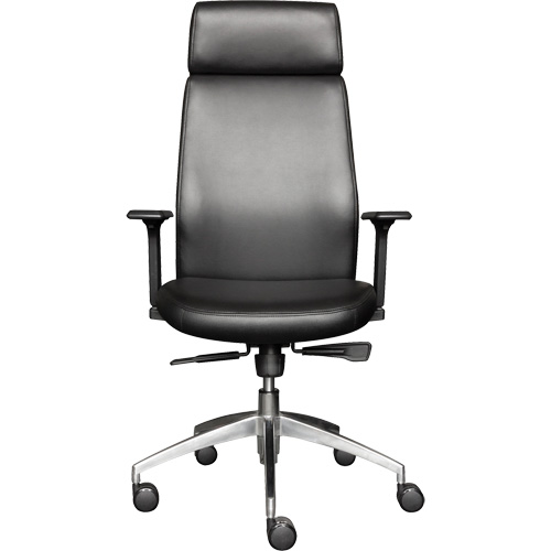 Fauteuil de cadre &agrave; dossier &eacute;lev&eacute; s&eacute;rie Activ, Polyur&eacute;thane/Vinyle, Noir, Capacit&eacute; 275 lb R.M.G. Prévention