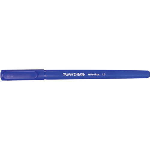 Stylo &agrave; bille Paper Mate Write Bros, Bleu, 1 mm R.M.G. Prévention