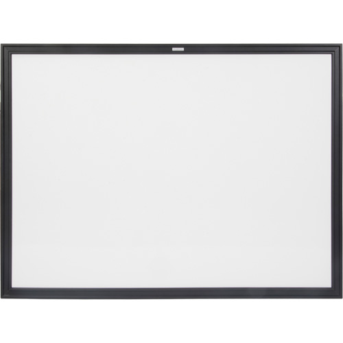Black MDF Frame Whiteboard, Dry-Erase/Magnetic, 48" W x 36" H R.M.G. Prévention