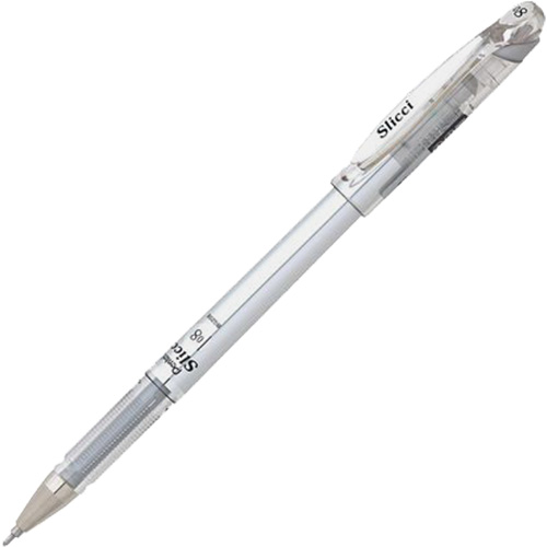 Slicci Metallic Gel Pen, Silver, 0.8 mm R.M.G. Prévention