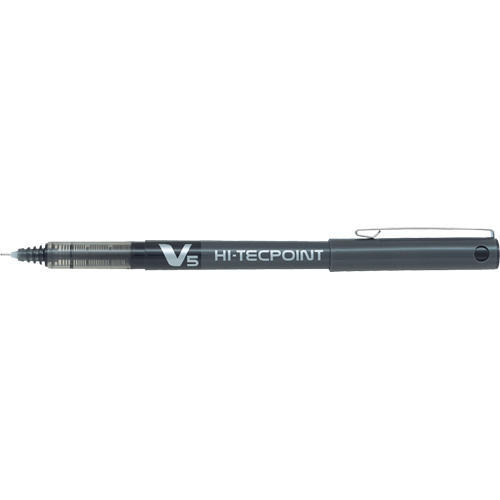 Hi-Tecpoint Pen, Black, 0.5 mm R.M.G. Prévention