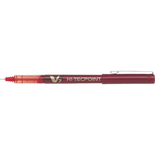 Hi-Tecpoint Pen, Red, 0.7 mm R.M.G. Prévention