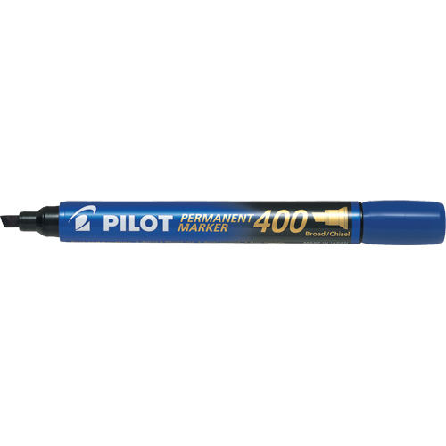 400 Permanent Marker, Blue, Chisel Tip R.M.G. Prévention