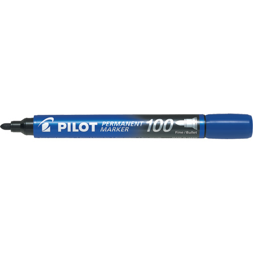 Series 100 Permanent Marker, Blue, Bullet Tip R.M.G. Prévention