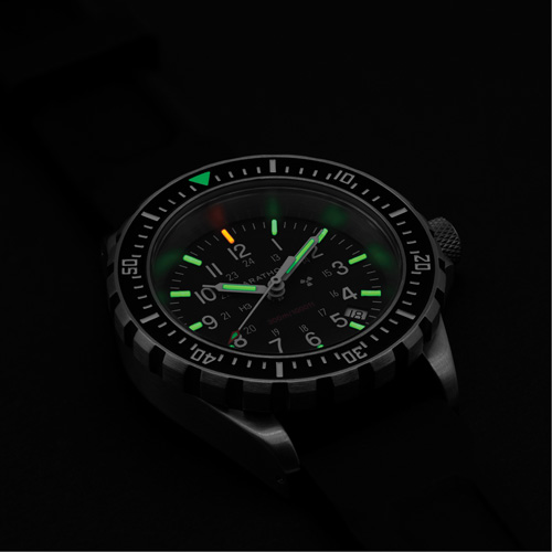 Grande montre automatique de plong&eacute;e, Num&eacute;rique, &agrave; piles, 41 mm, Noir R.M.G. Prévention