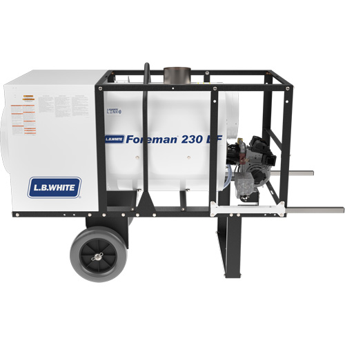 Foreman&reg; 230 Indirect-fired Portable Heater, Radiant Heat, Natural Gas, 230000 BTU/H R.M.G. Prévention