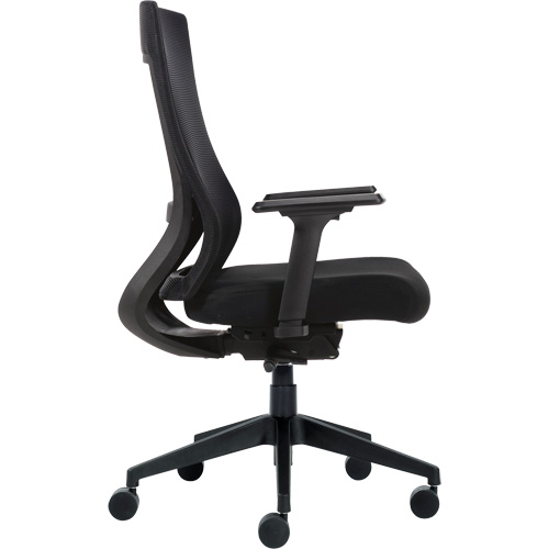 High-Back Weight-Sensing Synchro-Tilter, Mesh, Black R.M.G. Prévention