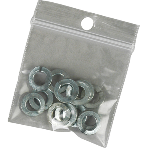 Poly Bags, Reclosable, 8" x 5", 4 mils R.M.G. Prévention