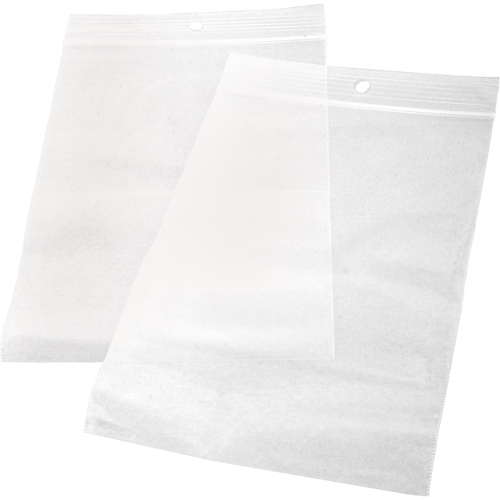 Zipper Storage Bags, Reclosable, 20" x 20", 2 mils R.M.G. Prévention