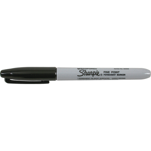 Permanent Markers - #15, Black, Fine Tip R.M.G. Prévention