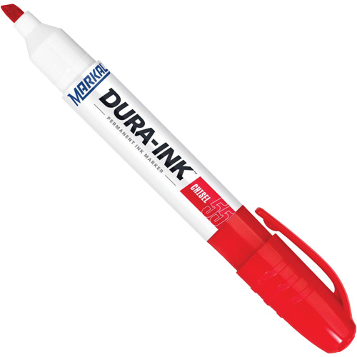 Dura-Ink&reg; Marker #55, Red, Chisel Tip R.M.G. Prévention