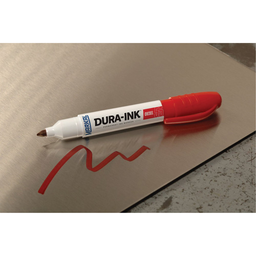 Dura-Ink&reg; Marker #55, Red, Chisel Tip R.M.G. Prévention