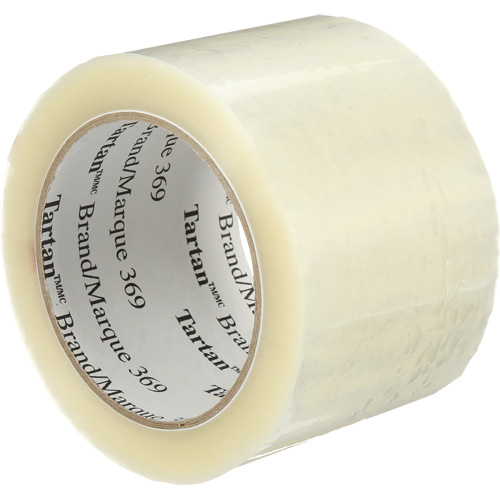 Ruban d'emballage Tartan, Adh&eacute;sif Thermofusible, 1,6 mil, 72 mm (3") x 100 m (330') R.M.G. Prévention