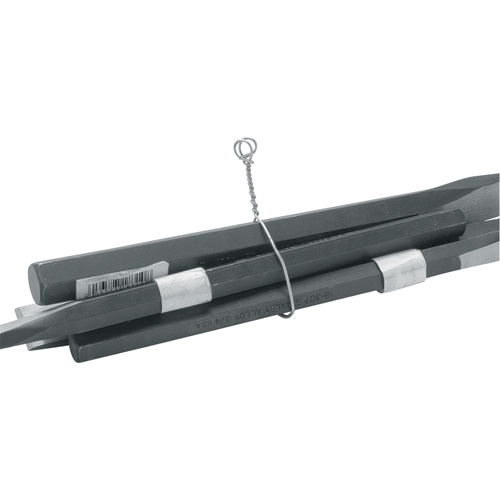 Attaches en fil m&eacute;tallique &agrave; œillet double R.M.G. Prévention