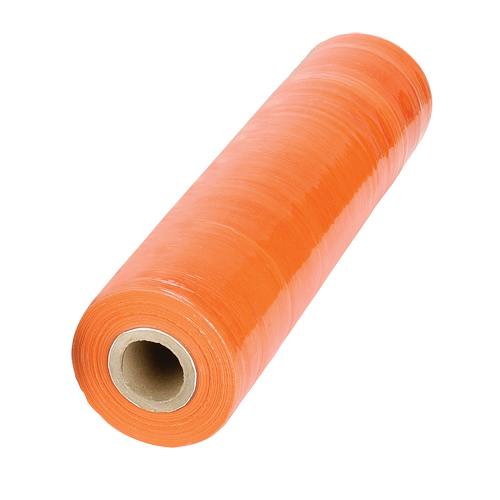Stretch Wrap, 80 Gauge (20.3 micrometers), 18" x 1000', Orange R.M.G. Prévention