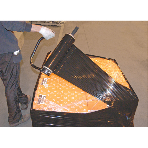 Film &eacute;tirable, Calibre 80 (20,3 microm&egrave;tres), 18" x 1000', Noir opaque R.M.G. Prévention