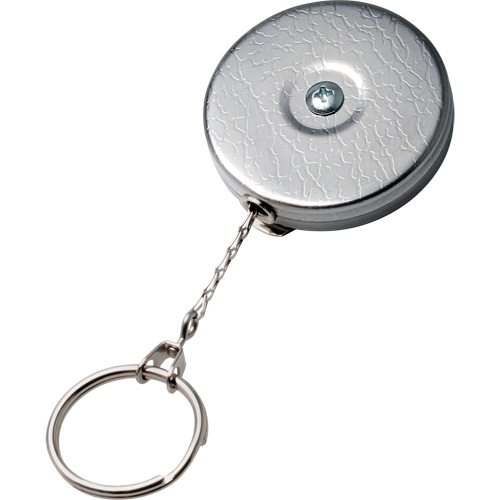 Original Series Retractable Keychain, Chrome, 24" Cable, Belt Clip Attachment R.M.G. Prévention