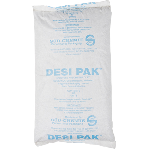 D&eacute;shydratants, Argile, sac Tyvek R.M.G. Prévention