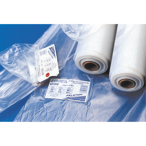 Poly Sheeting - Light Duty, 177' L, 8-1/2' W R.M.G. Prévention