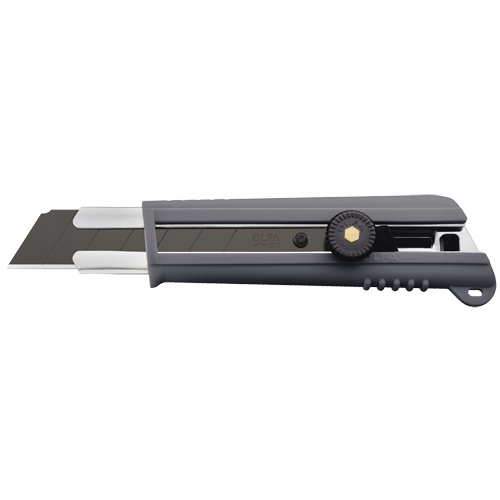 Comfort-Grip Knife, 25 mm, Carbon Steel, Heavy-Duty, Rubber Handle R.M.G. Prévention