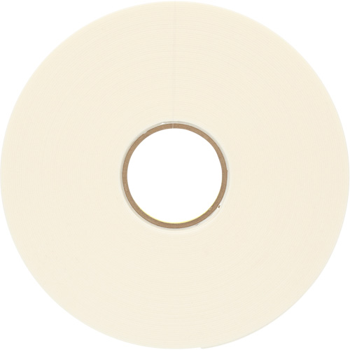 Double Coated Polyethylene Foam Tape 4466, 12.7 mm (1/2") W, 62 mils, Polyethylene R.M.G. Prévention