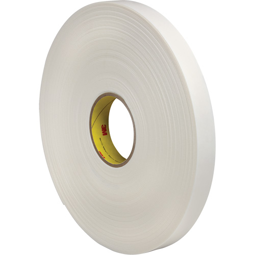 Double-Coated Foam Tape, 66 m (216') L x 18 mm (3/4") W, 60 lbs., Polyethylene R.M.G. Prévention