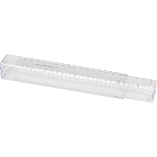 Tube d'emballage en PVC Quadropack, 1/2" dia./7-7/8" la X 4-3/4" lo R.M.G. Prévention