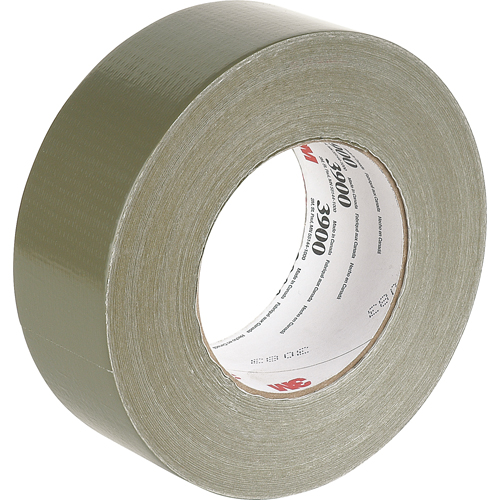 Rubans adh&eacute;sifs polyvalent 3900, 8 mils, Vert olive, 48 mm (2") x 55 m (180') R.M.G. Prévention