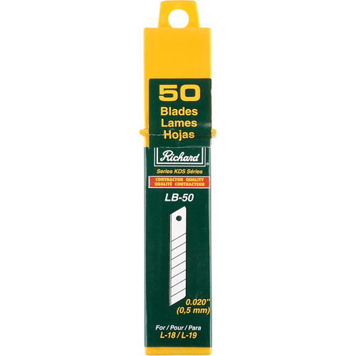 Replacement Blades, Snap-Off Style R.M.G. Prévention