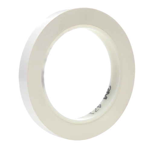 Ruban en vinyle 471, 12 mm (1/2") la x 32,9 m (108') lo, 5,3 mils, Blanc R.M.G. Prévention