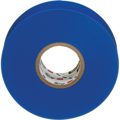 Rubans en vinyle pour codage en couleurs 35 Scotch, 19 mm (3/4") x 20,1 m (66'), Bleu, 7 mils R.M.G. Prévention