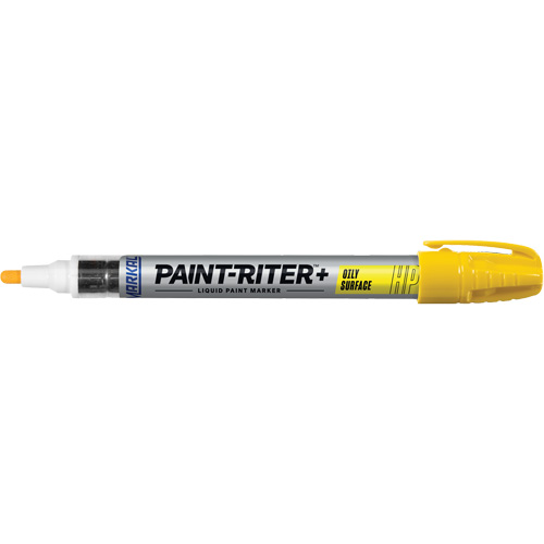 Paint-Riter&reg; + Oily Surface Marker, Liquid, Yellow R.M.G. Prévention