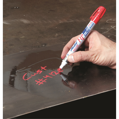 Paint-Riter&reg; + Oily Surface Marker, Liquid, Red R.M.G. Prévention