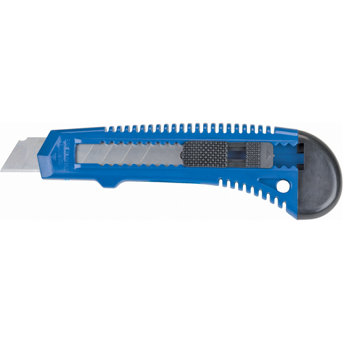 Couteau d'usage g&eacute;n&eacute;ral ATK700, 18 mm, Acier au carbone, Prise en Plastique R.M.G. Prévention