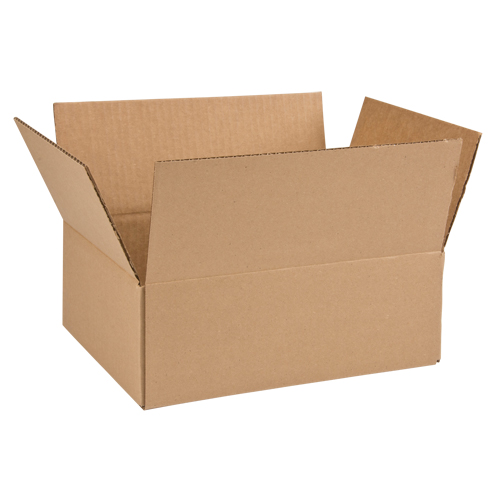 Boîte en carton ondul&eacute;, 12" lo x 10" la x 4" h R.M.G. Prévention