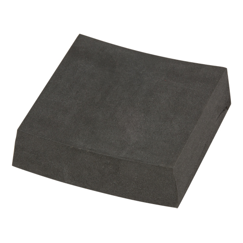 Black Neoprene Foam, 1" Thick, 3" L x 3" W R.M.G. Prévention