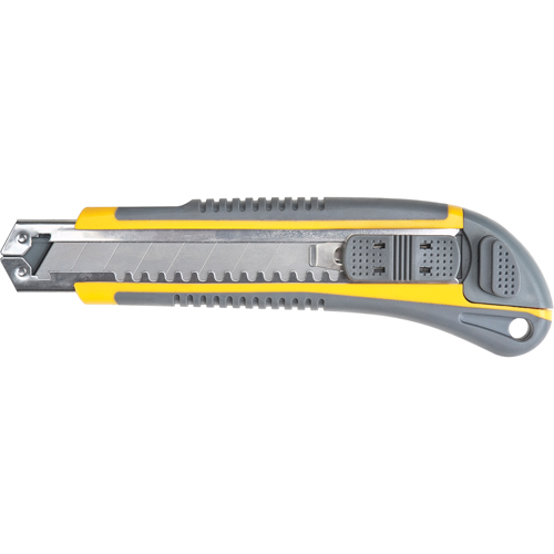 Knife ATK100, 18 mm, Carbon Steel, Rubber Handle R.M.G. Prévention