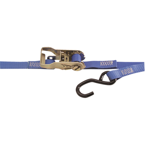 Heavy-Duty Utility Straps, S-Hook, 1" W x 15' L, 500 lbs. (230 kg) Working Load Limit R.M.G. Prévention